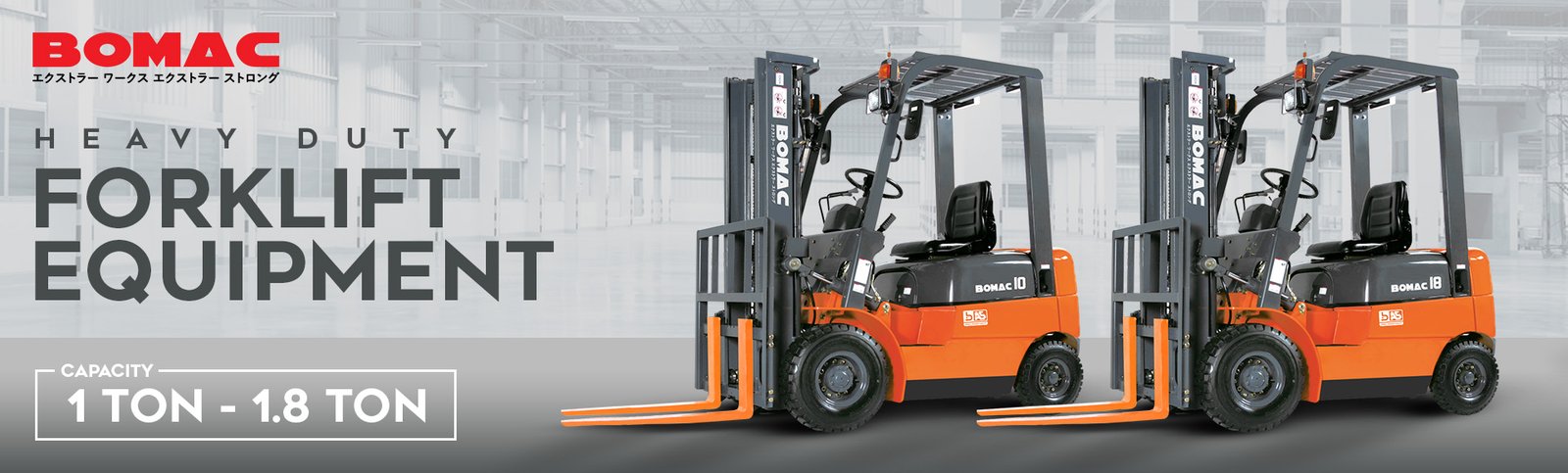 Heavy Duty Diesel Forklift 1t – 1.8t