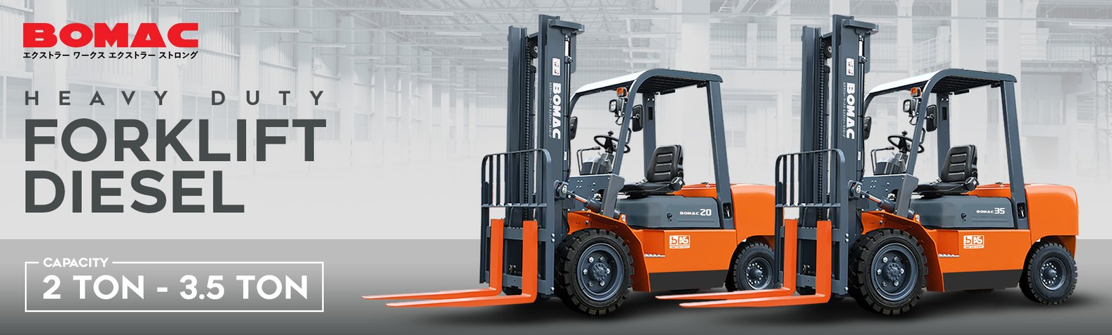 Heavy Duty Diesel Forklift 2t – 3.5t