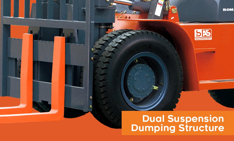 Fitur Heavy Duty Diesel Forklift 8.5t – 10t