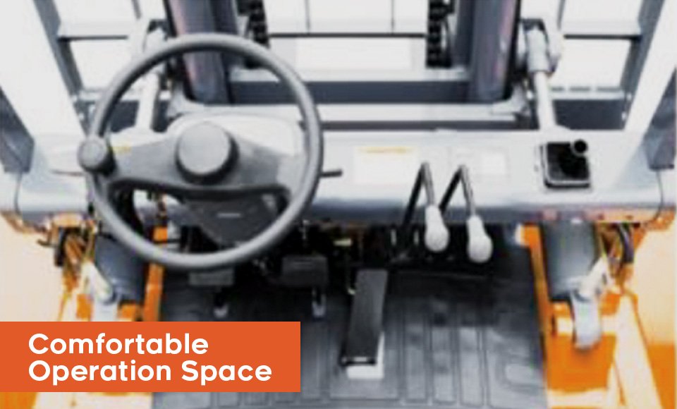 Fitur Heavy Duty Diesel Forklift 8.5t – 10t