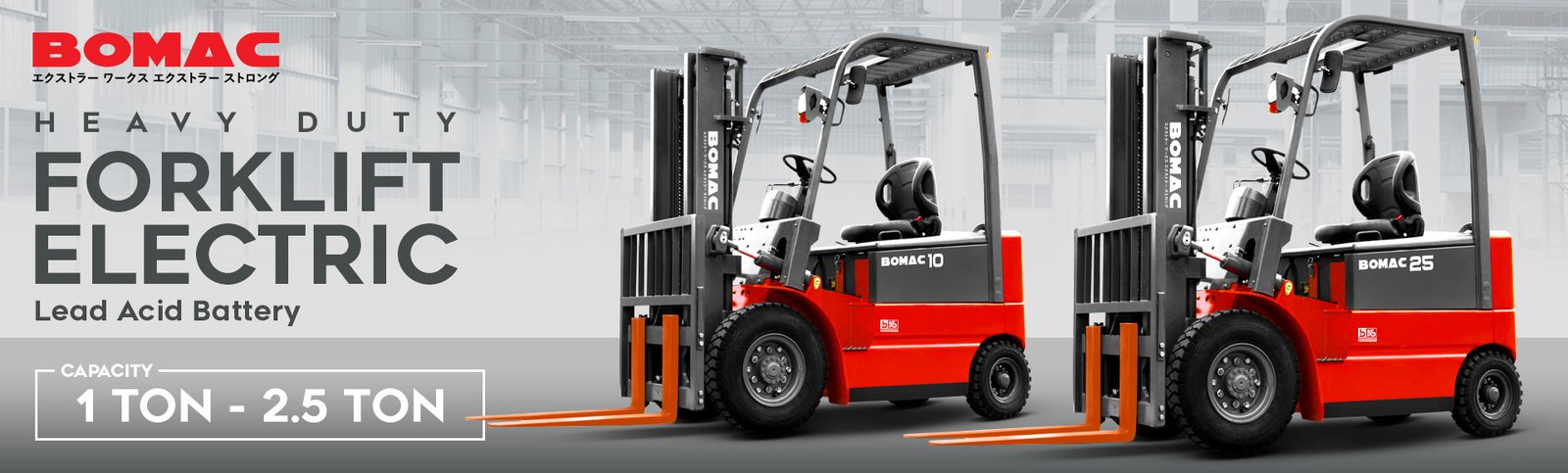 Heavy Duty Electric Forklift Lead Acid Battery 1t – 2.5t