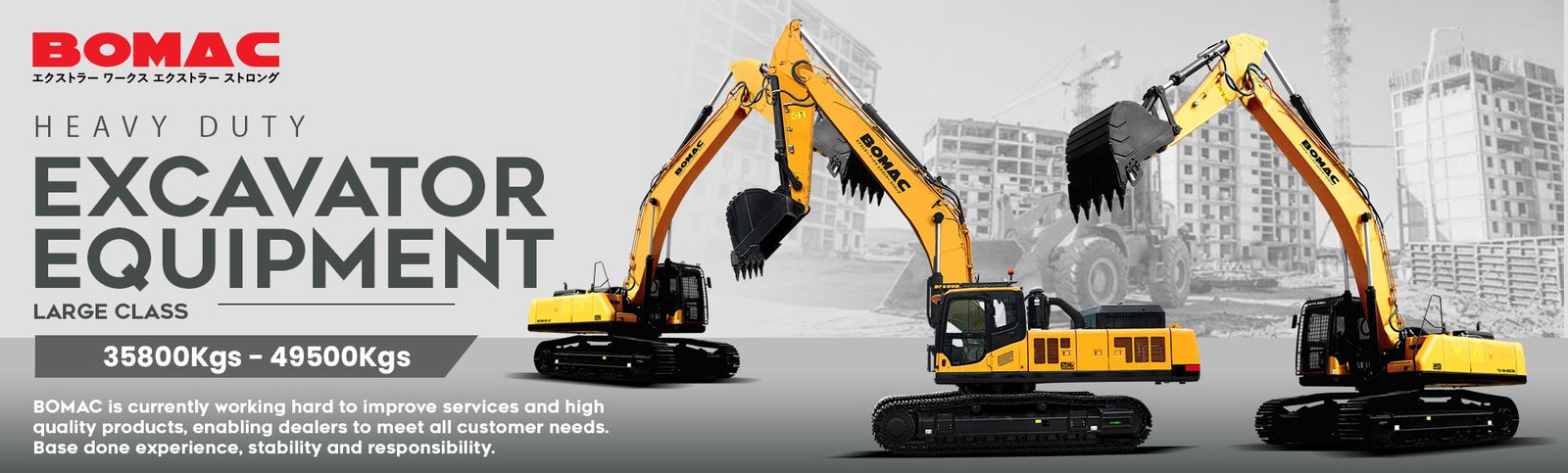 Heavy Duty Excavator Equipment Large Size