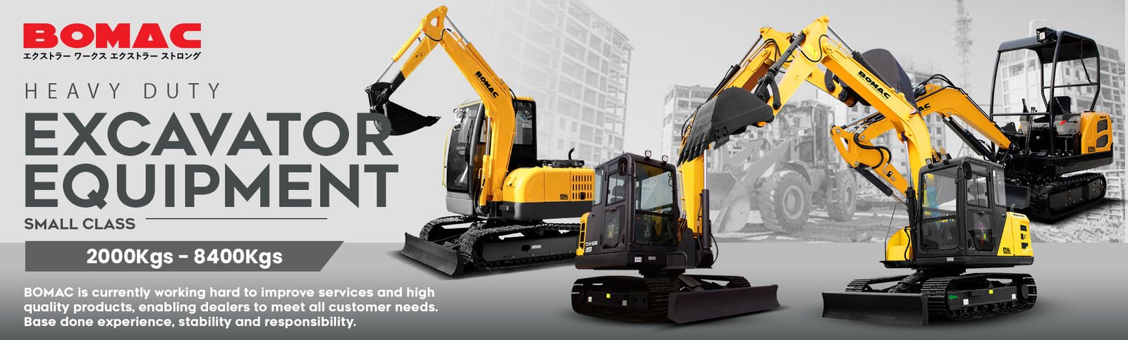 Heavy Duty Excavator Equipment Small Size