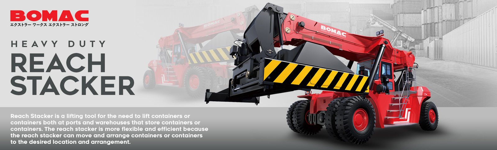 Heavy Duty Reach Stacker