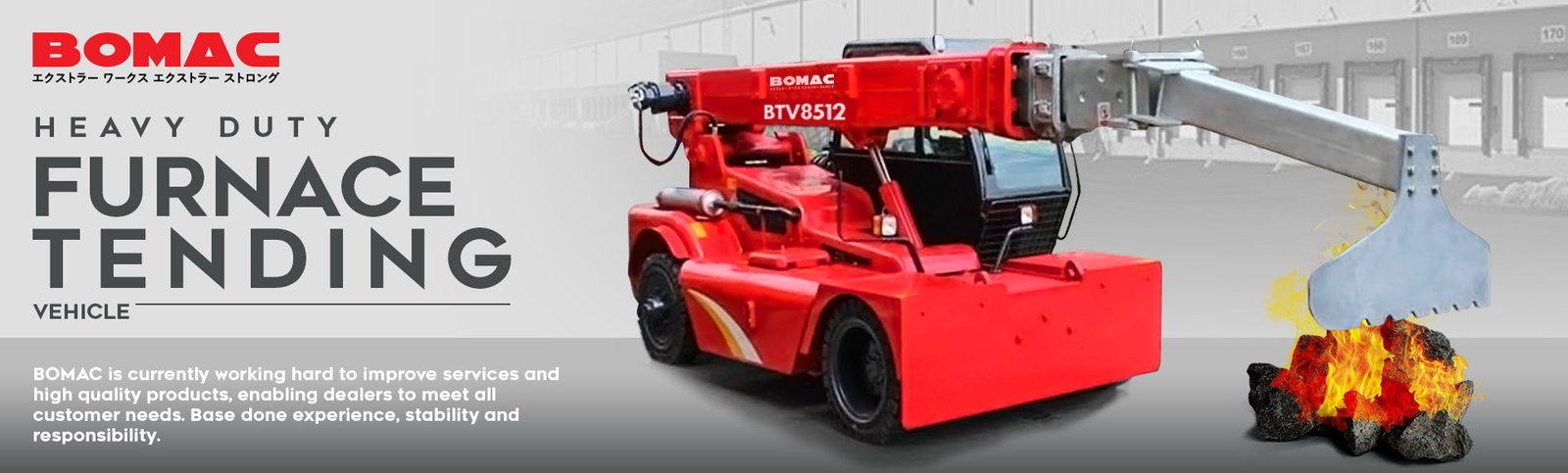 Bomac Heavy Duty Telehandler Equipment
