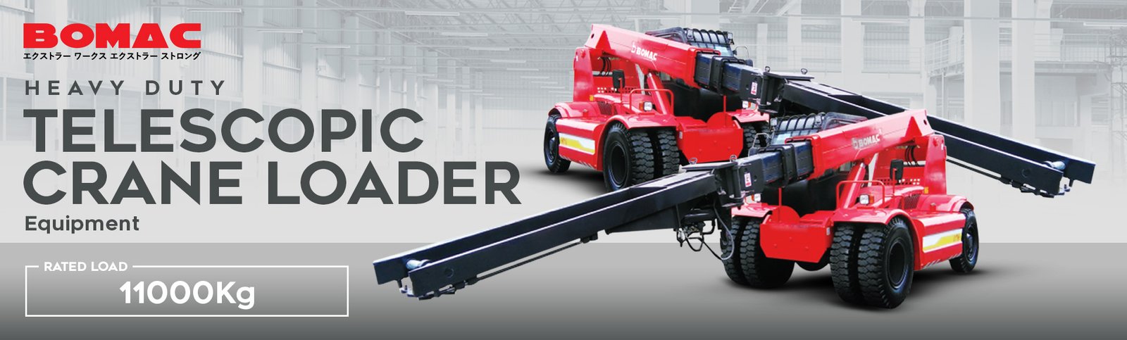 Bomac Heavy Duty Telescopic Crane Loader