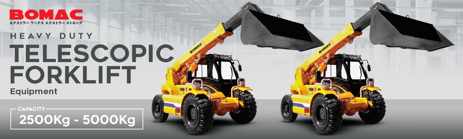 Bomac Heavy Duty Telescopic Forklift