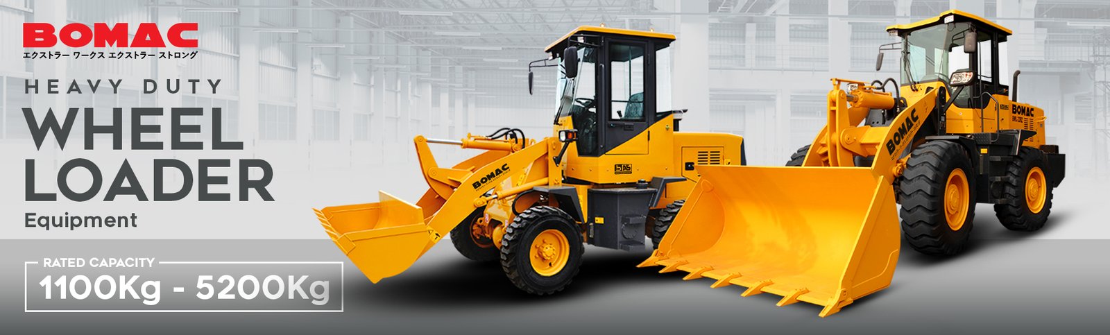 Bomac Heavy Duty Wheel Loader Equipment