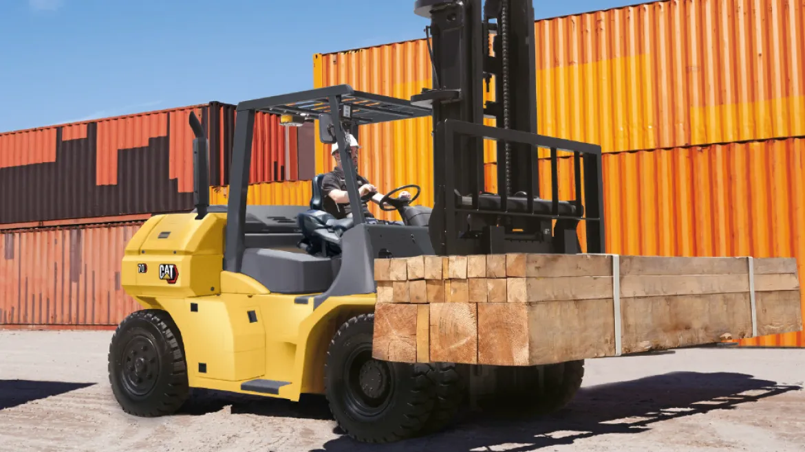 Cat® DP70N3 Heavy-Duty Diesel Forklift (7.000 kg) - Tampilan 2