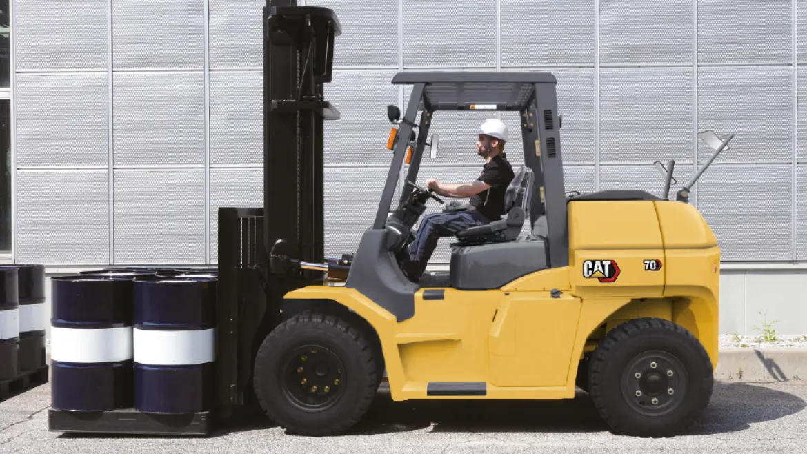 Cat® DP70N3 Heavy-Duty Diesel Forklift (7.000 kg) - Tampilan 4