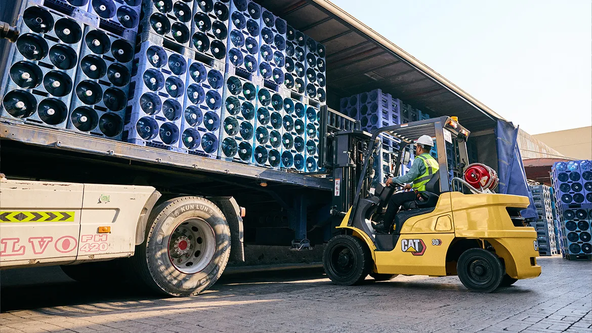 Cat® GP20PT Compact Petrol/LPG Powered Forklift (2.000 kg) - Tampilan 3