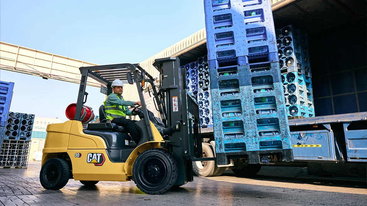Cat® GP20PT Compact Petrol/LPG Powered Forklift (2.000 kg) - Tampilan 4