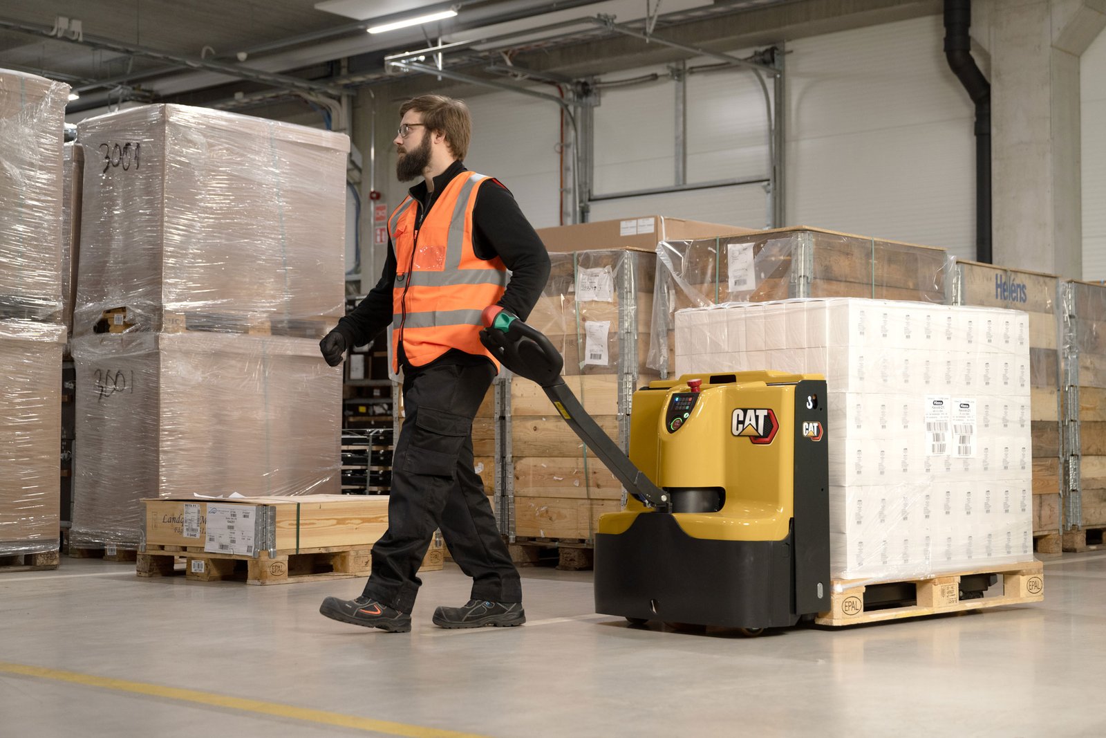 Cat® NPP16Q2L Pedestrian Power Pallet Truck (1.600 kg)