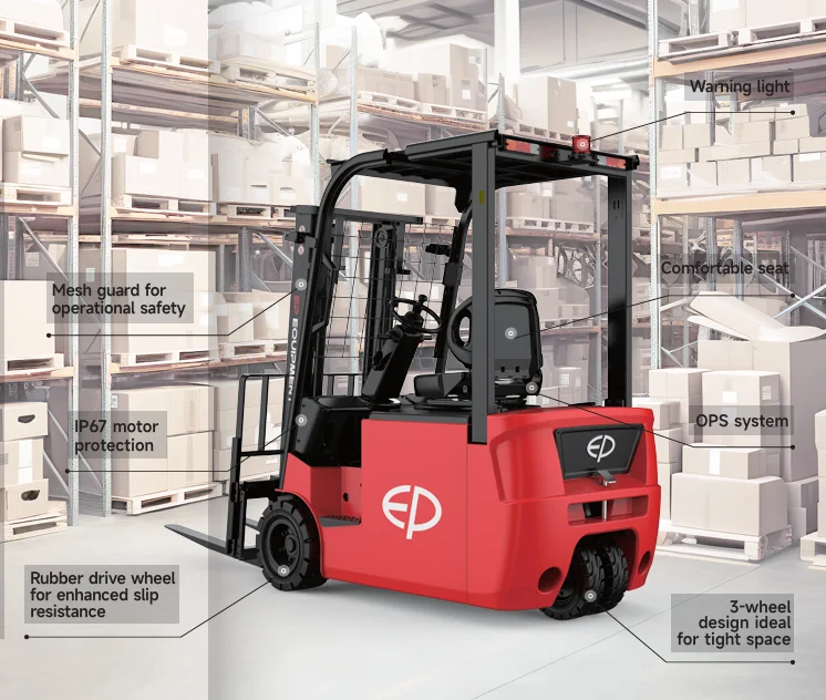 Forklift EP Equipment CPD18TV8 - Tampilan 3