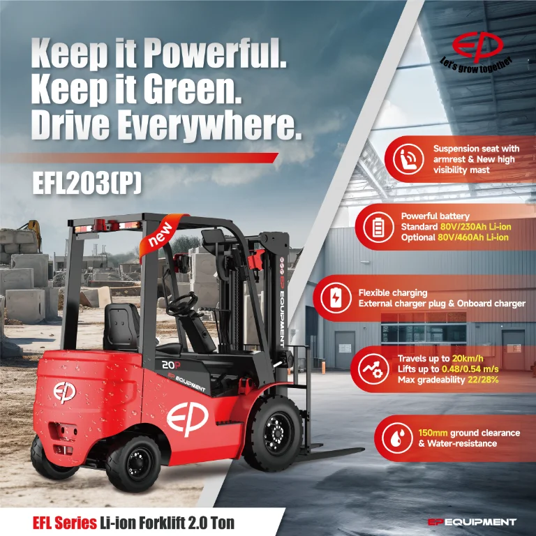 Forklift EP Equipment EFL203 - Tampilan 16