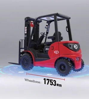 Forklift EP Equipment EFL25-PRO - Tampilan 3