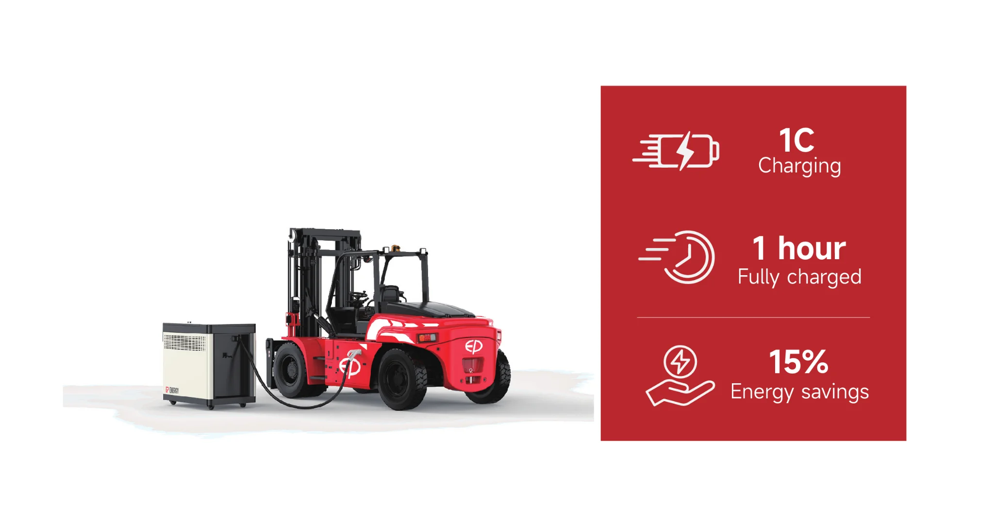 Forklift EP Equipment EFL803-HV-9 - Tampilan 3