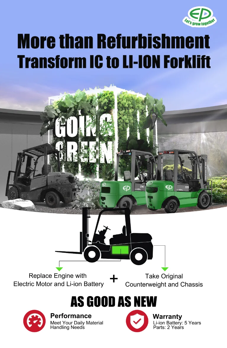 Forklift EP Equipment EFXZ301-H - Tampilan 12