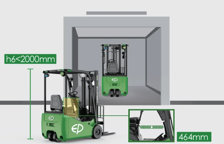 Forklift EP Equipment TCL122 - Tampilan 2