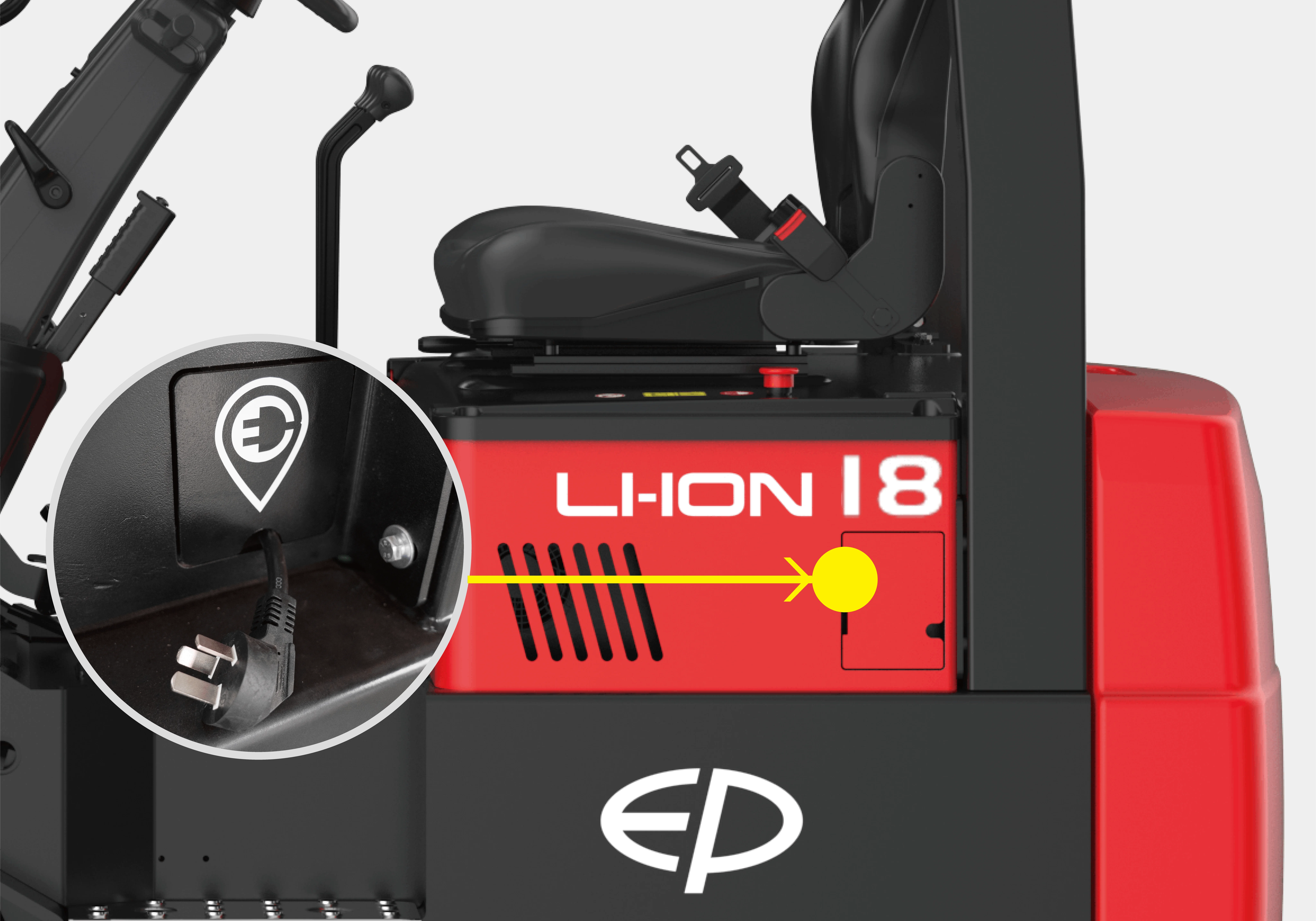 Forklift EP Equipment TVL181 - Tampilan 5