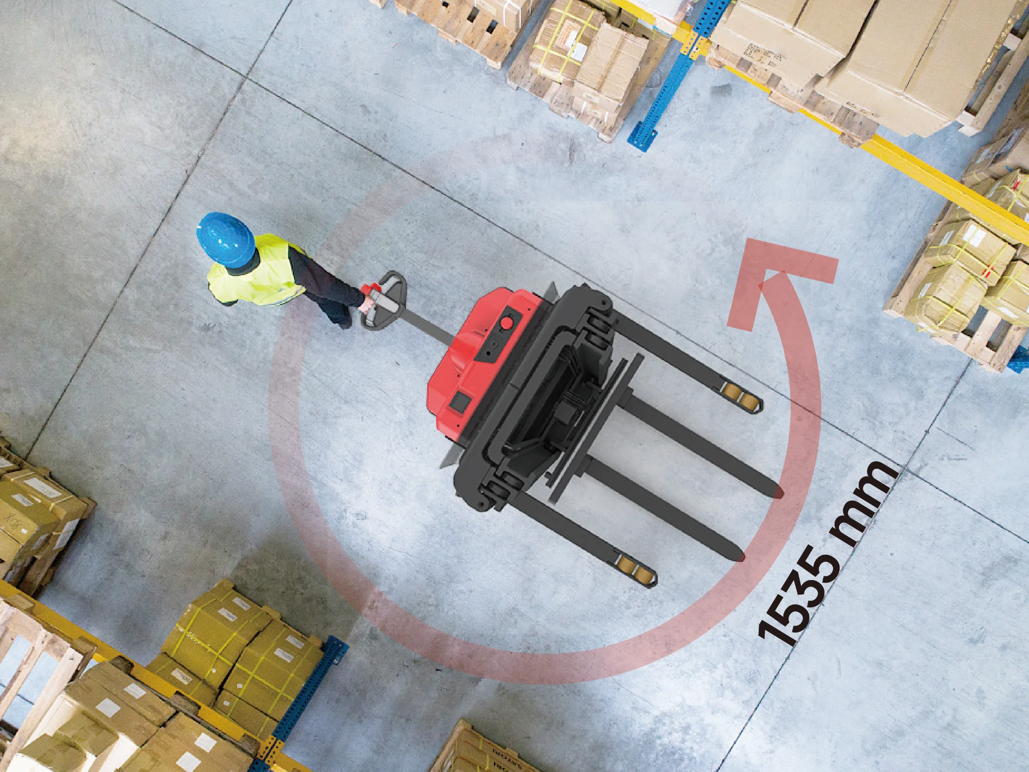 Forklift EP Equipment WSA121-D - Tampilan 3