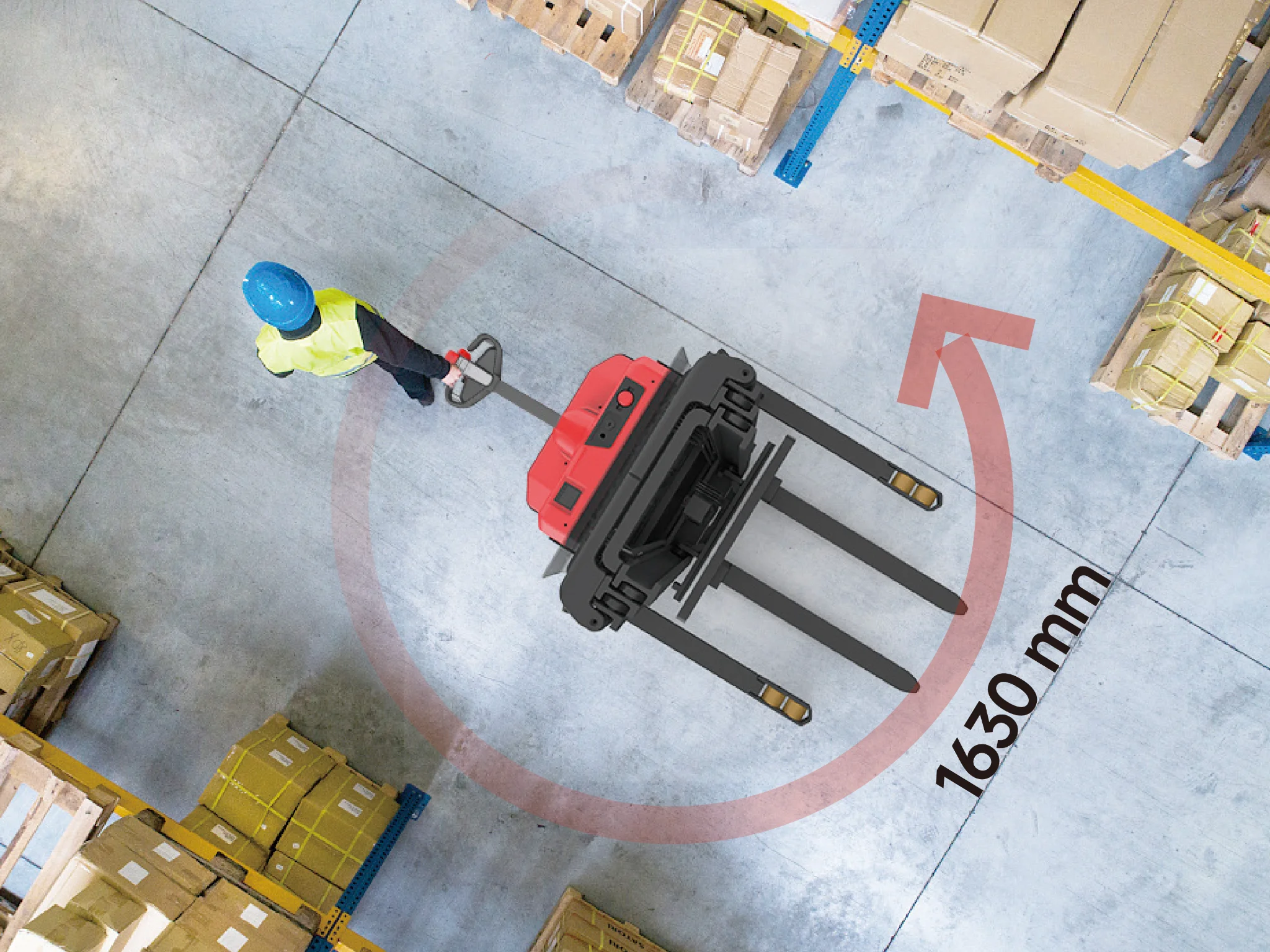 Forklift EP Equipment WSA181-D - Tampilan 3
