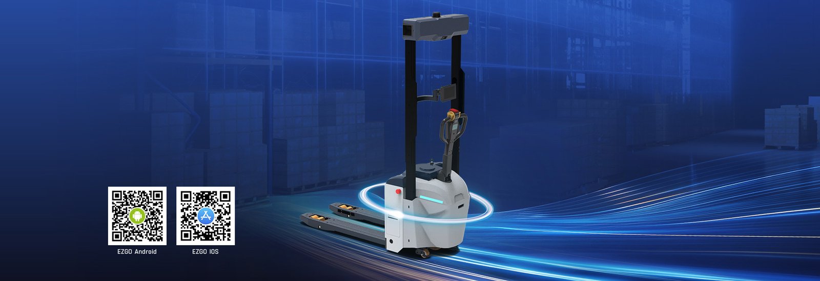 Spesifikasi Teknis HC Forklift EZGO mini pallet truck (AMRs) Kapasitas 2,000kg