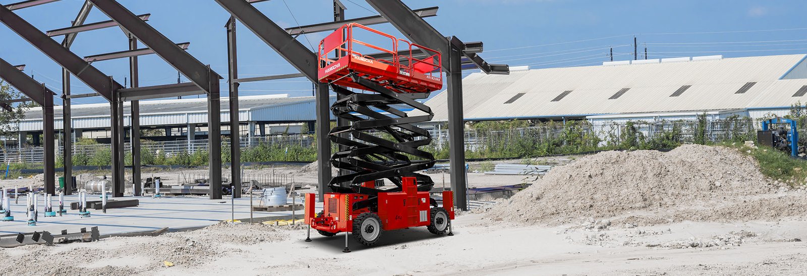 Hangcha HS Series Rough Terrain Scissor Lift - Gambar 8