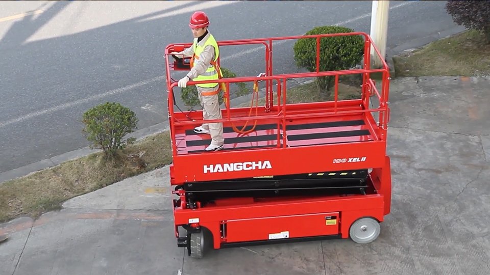 HC Forklift Self-propelled Electric Scissor Lifts - Sudut Teknis 12