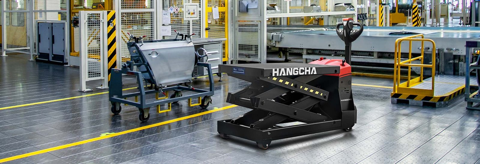 Spesifikasi Teknis HC Forklift XB Series Pallet Truck With Scissor lift (Aerial Platforms) Kapasitas 500~2,000kg