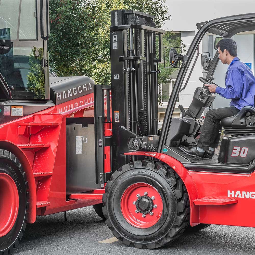 HC Forklift A series 12-16t (Four wheel ) - Sudut Teknis 6