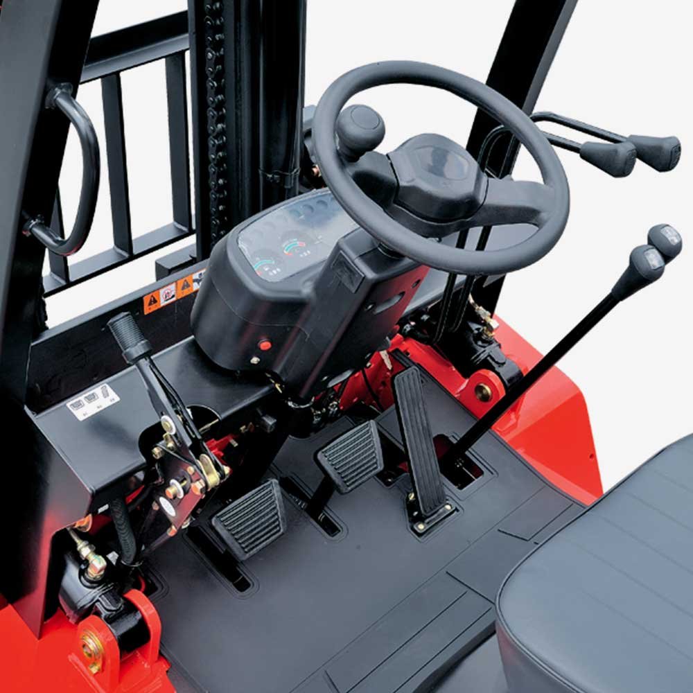 HC Forklift A series 1.0-3.8t Internal Combustion Counterbalanced Forklift Truck - Sudut Teknis 2