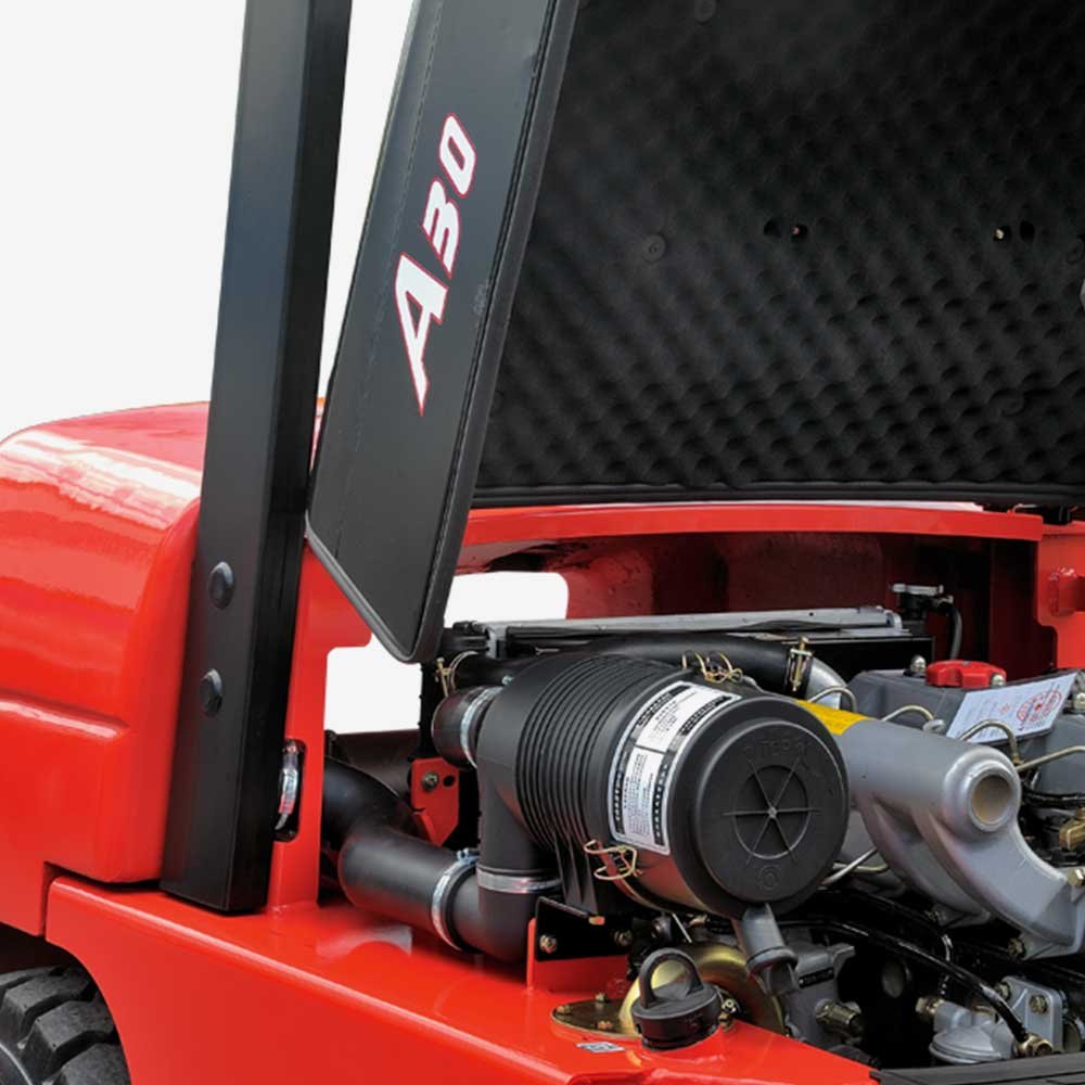 HC Forklift A series 1.0-3.8t Internal Combustion Counterbalanced Forklift Truck - Sudut Teknis 4