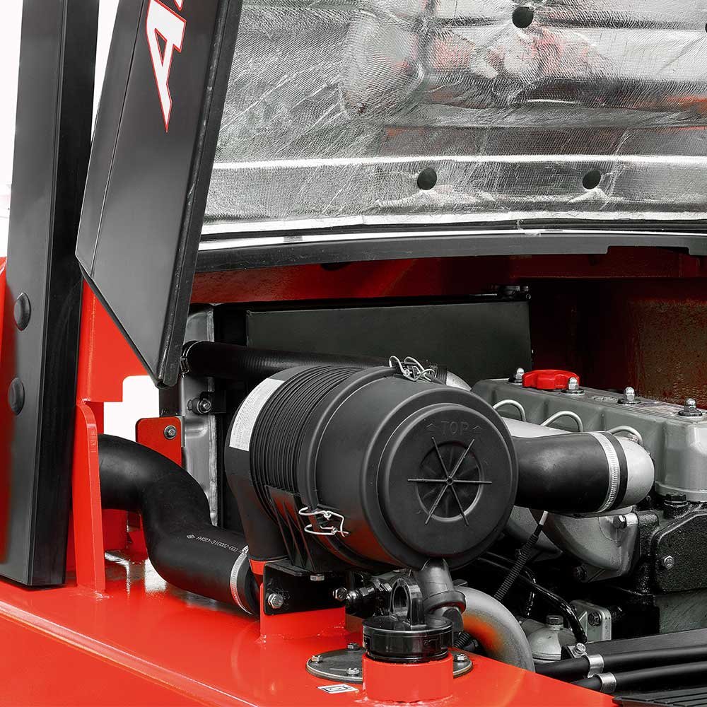 HC Forklift A series 4.0-5.0t Internal Combustion Counterbalanced Forklift Truck - Sudut Teknis 2