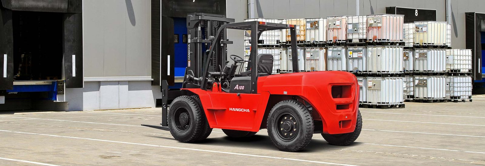 Spesifikasi Teknis HC Forklift A series 8.0-10t Internal Combustion Counterbalanced Forklift Truck (IC - Trucks) Kapasitas 8,000~10,000kg