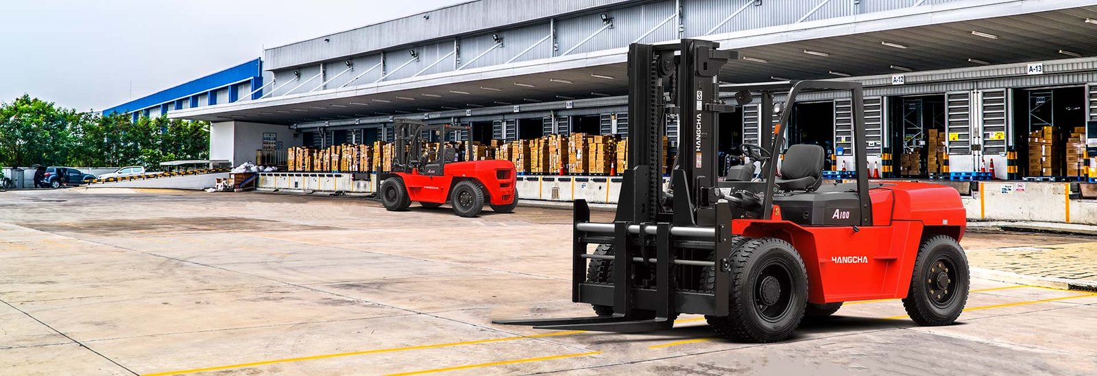 HC Forklift A series 8.0-10t Internal Combustion Counterbalanced Forklift Truck - Sudut Teknis 9
