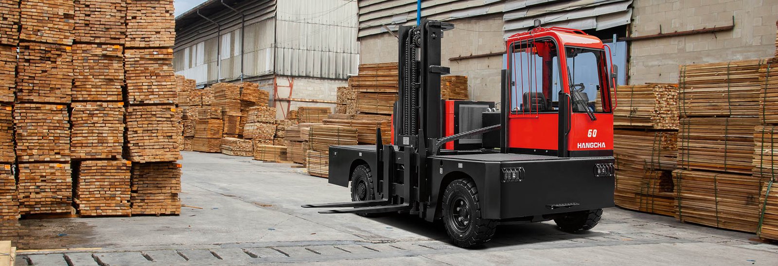 HC Forklift Sideloader Forklift - Sudut Teknis 10