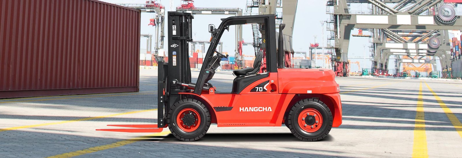 HC Forklift XA Series 5-10t Diesel Counterbalanced Forklift Trucks - Sudut Teknis 6