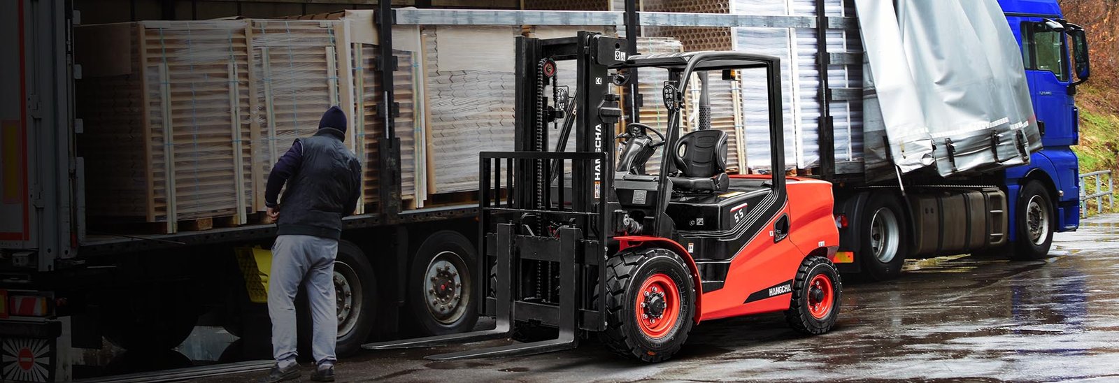 Spesifikasi Teknis HC Forklift XF2 series 4.0-5.5t Internal Combustion Counterbalanced Forklift Truck (IC - Trucks) Kapasitas 4,000~5,500kg