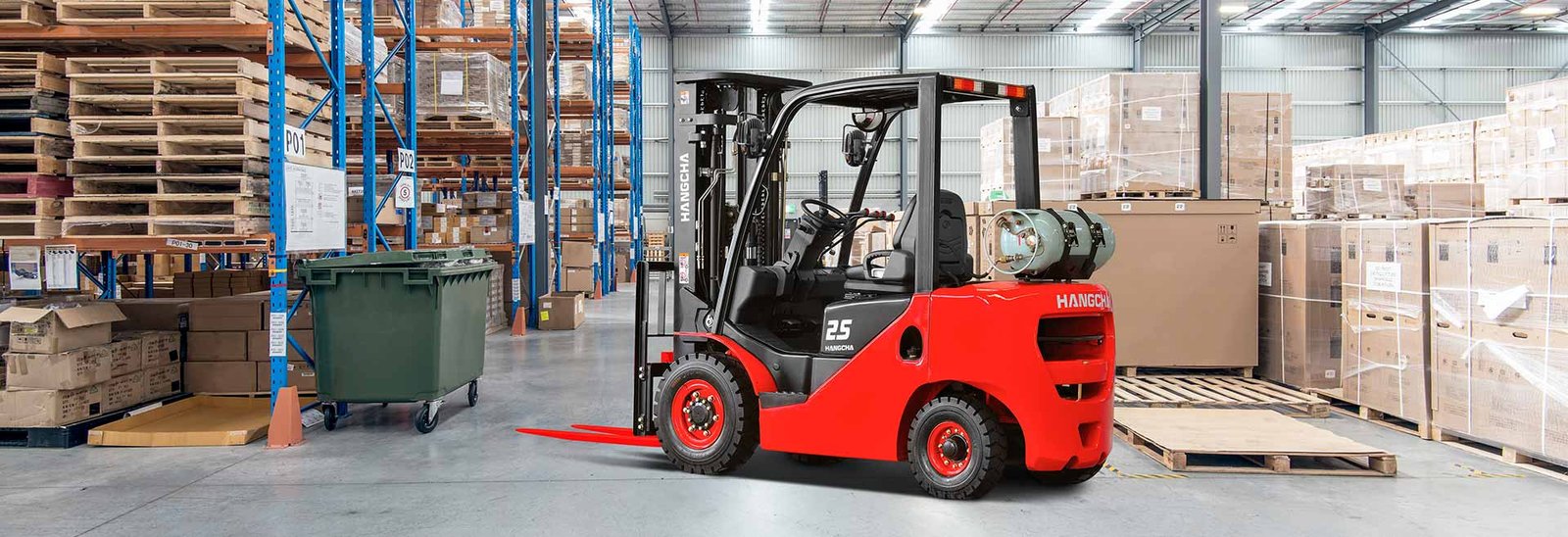 HC Forklift XF series 1.0-3.5t Internal Combustion Counterbalanced Forklift Truck - Sudut Teknis 11