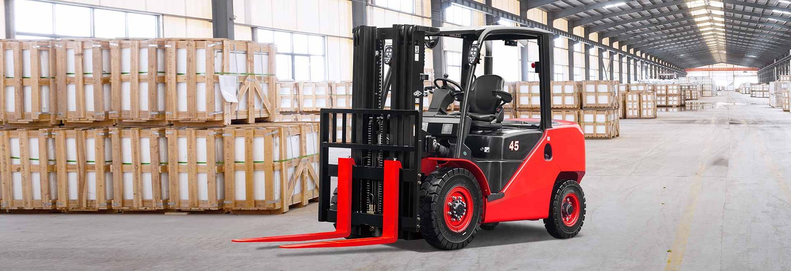 Spesifikasi Teknis HC Forklift XF series 4.0-5.5t Internal Combustion Counterbalanced Forklift Truck (IC - Trucks) Kapasitas 4,000~5,500kg