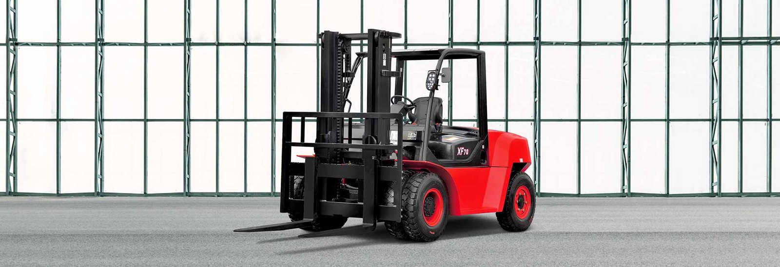 HC Forklift XF series 5.0-7.0t Internal Combustion Counterbalanced Forklift Truck - Sudut Teknis 12