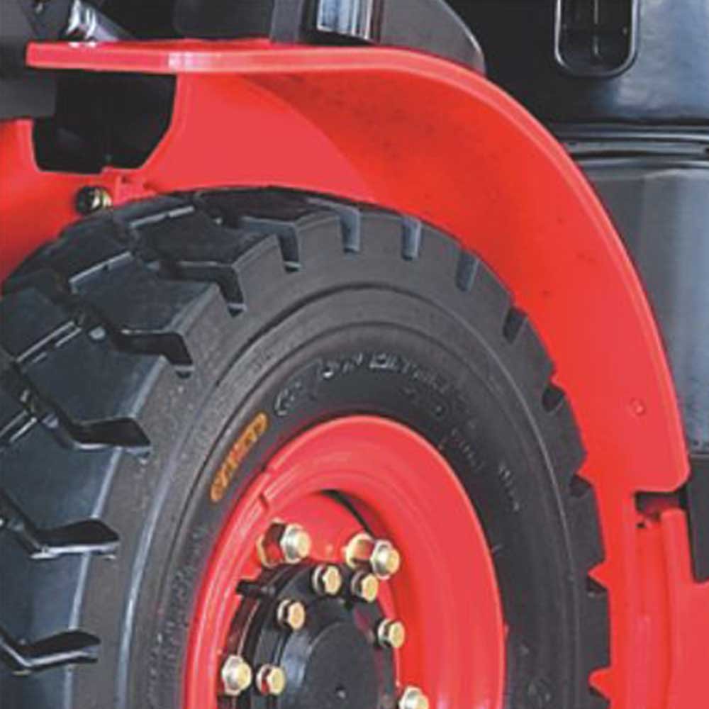 HC Forklift XF series 5.0-7.0t Internal Combustion Counterbalanced Forklift Truck - Sudut Teknis 2