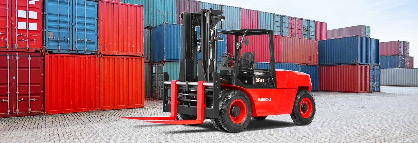 Spesifikasi Teknis HC Forklift XF series 8.0-12t Internal Combustion Counterbalanced Forklift Truck (IC - Trucks) Kapasitas 8,000~12,000kg