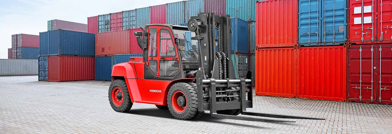 HC Forklift XF series 8.0-12t Internal Combustion Counterbalanced Forklift Truck - Sudut Teknis 14