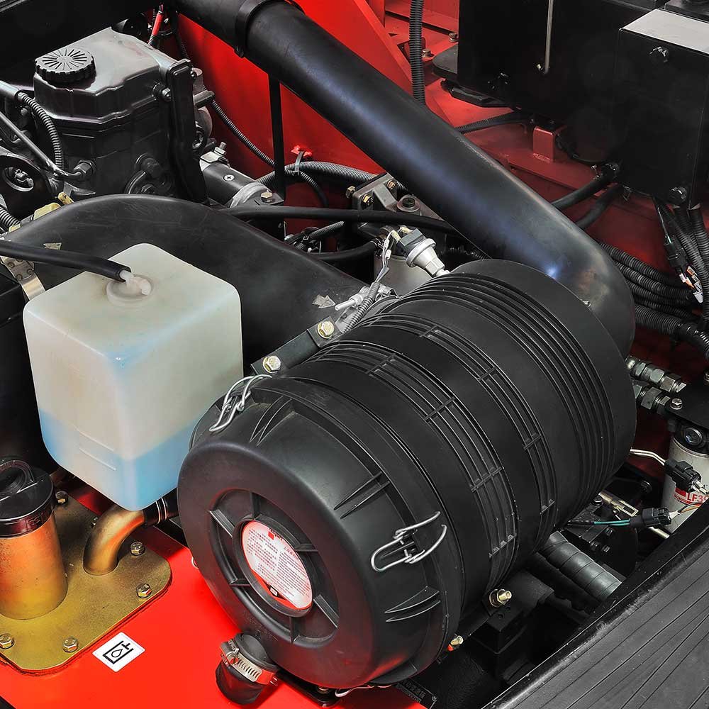 HC Forklift XF series 8.0-12t Internal Combustion Counterbalanced Forklift Truck - Sudut Teknis 4