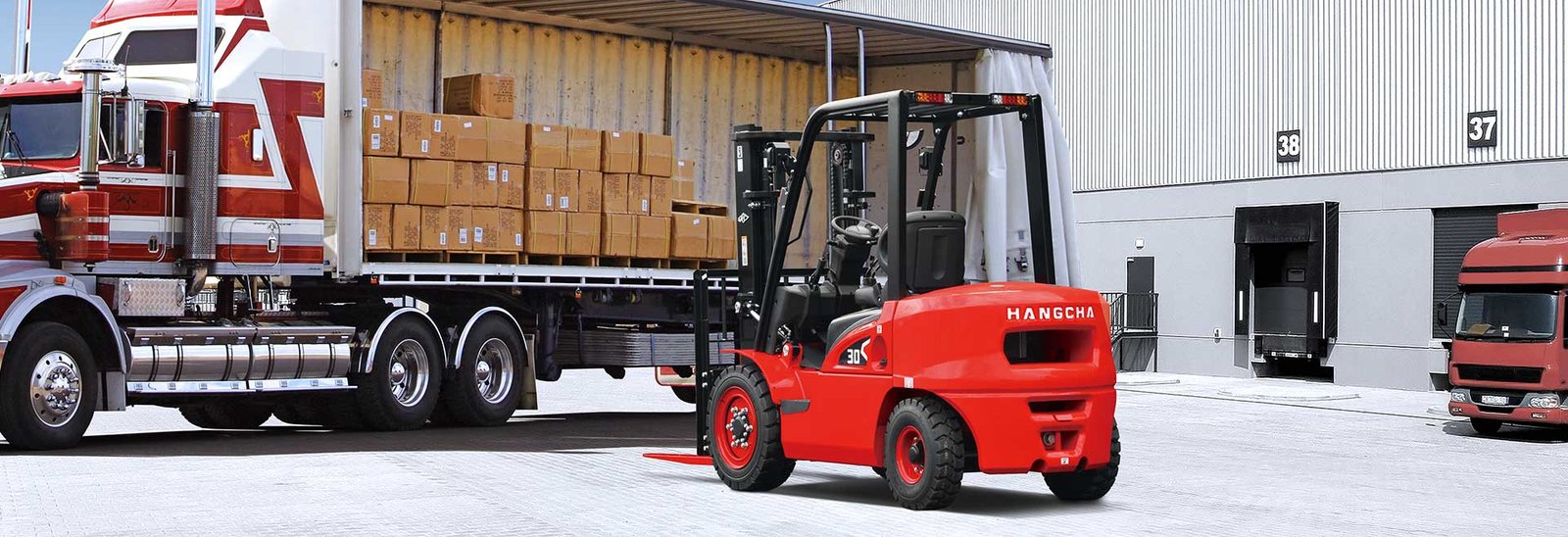 HC Forklift X series 1.5-3.8t Internal Combustion Counterbalanced Forklift Truck - Sudut Teknis 12