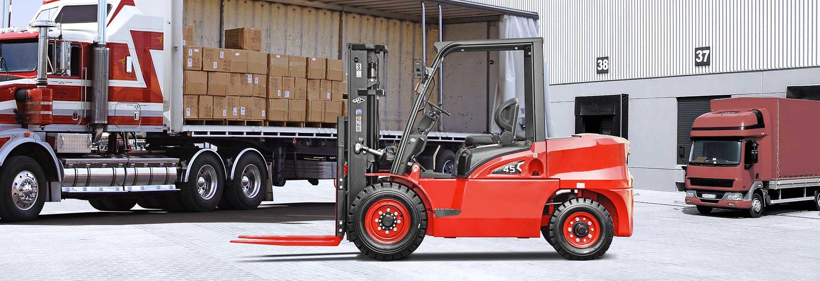 HC Forklift X series 4.0-5.0t Internal Combustion Counterbalanced Forklift Truck - Sudut Teknis 10