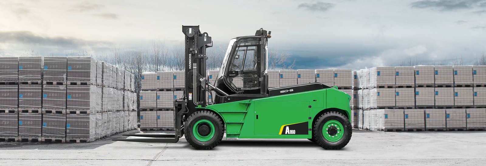 Spesifikasi Teknis HC Forklift A Series High Capacity Electric Forklift Truck (Lithium E-Trucks) Kapasitas 12,000~16,000kg