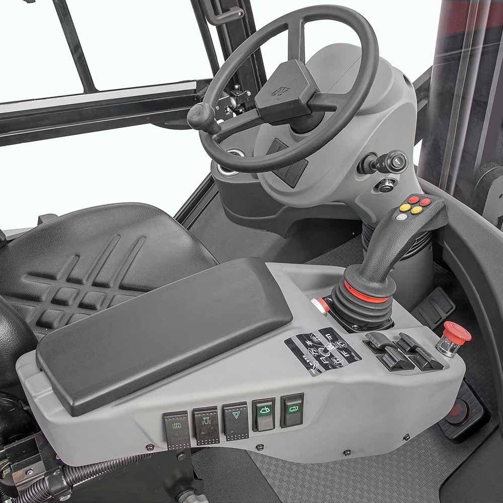 HC Forklift A Series High Capacity Electric Forklift Truck - Sudut Teknis 2